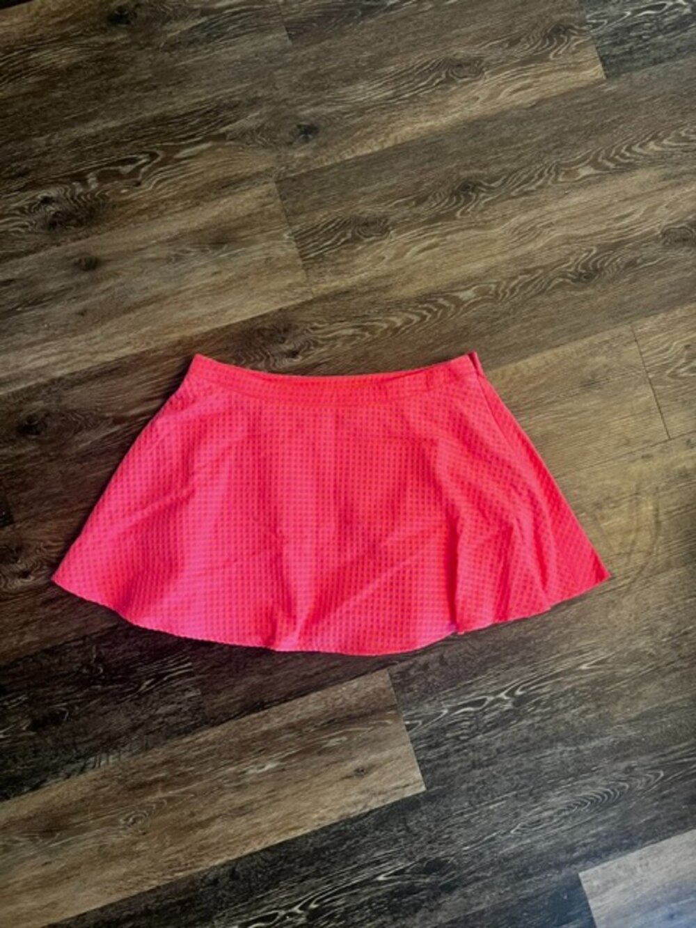 Junior's Lamour Nanette Lapore Skirt, Size XL, Zip, Lined, Pink, Hearts, Ex Con!